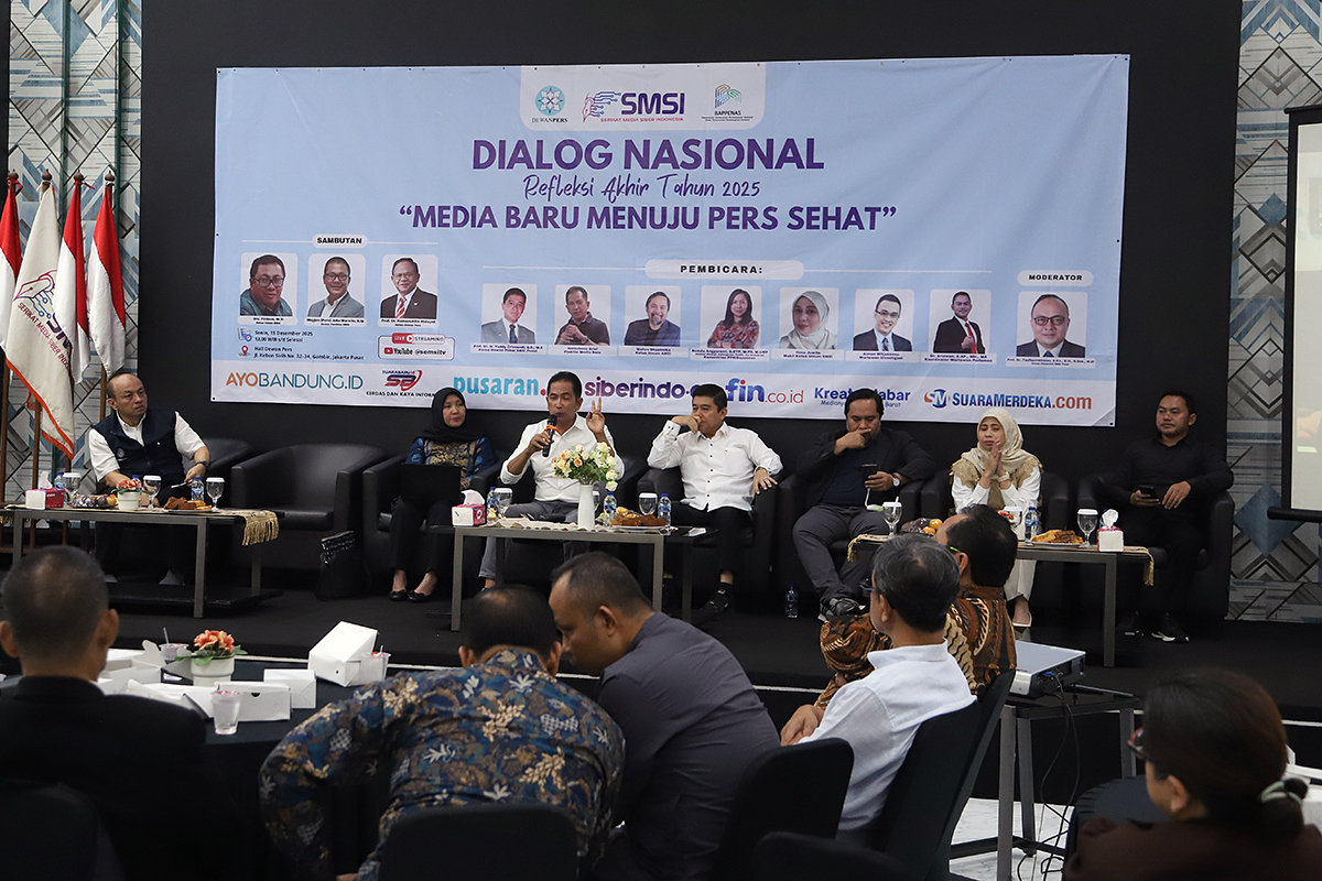 Dewan Pers gelar Dialog Nasional Refleksi Akhir Tahun 2025 dengan tema "Media Baru Menuju Pers Sehat". (BeritaNasional/Elvis Sendouw)