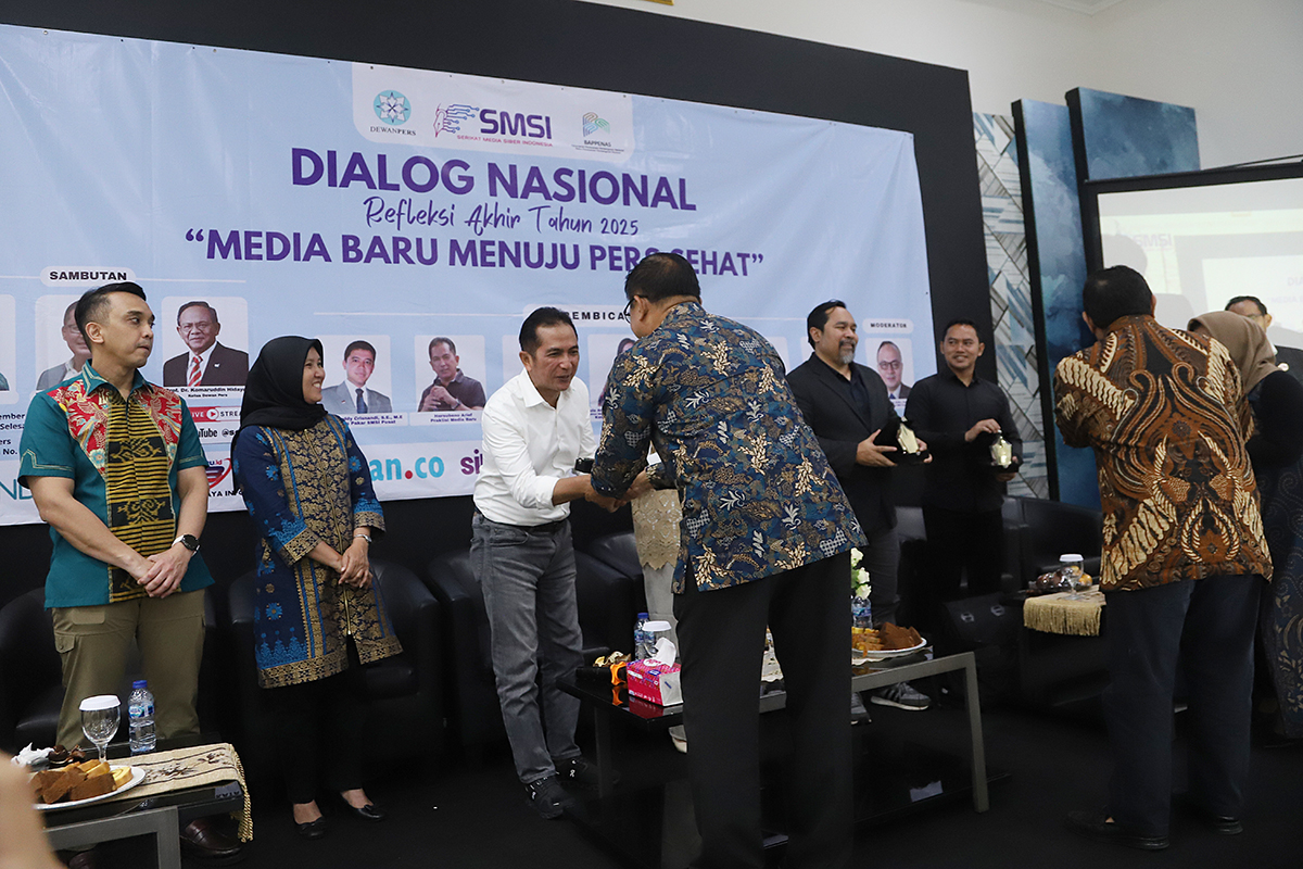 Dewan Pers gelar Dialog Nasional Refleksi Akhir Tahun 2025 dengan tema "Media Baru Menuju Pers Sehat". (BeritaNasional/Elvis Sendouw)