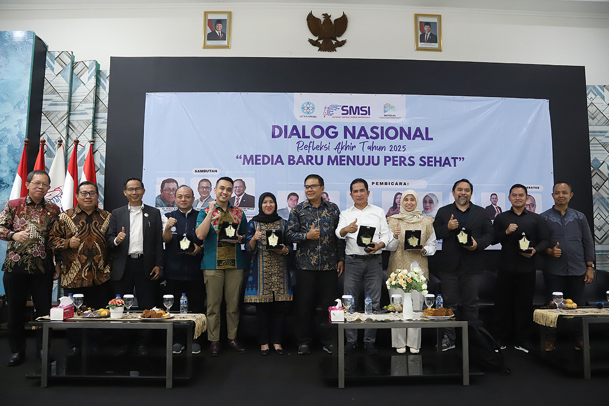 Dewan Pers gelar Dialog Nasional Refleksi Akhir Tahun 2025 dengan tema "Media Baru Menuju Pers Sehat". (BeritaNasional/Elvis Sendouw)