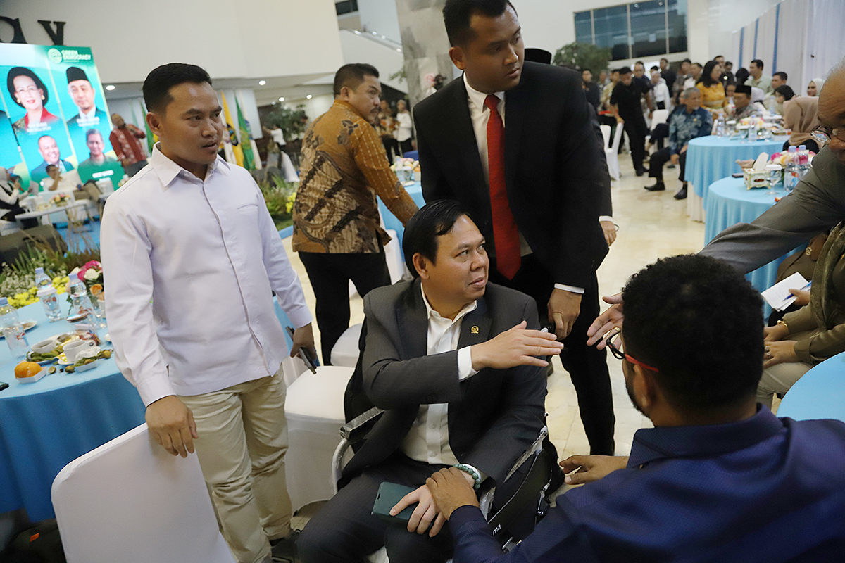 DPD RI gelar dialog kebangsaan  dan Kenegaraan yang bertajuk "Napak Tilas Kelembagaan Upaya Merajut Visi dan Perspektif untuk Kinerja DPD RI yang Lebih Berdaya". (BeritaNasional/Elvis Sendouw)