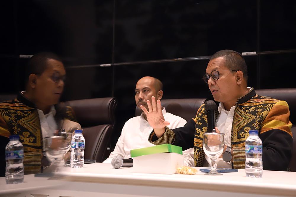 Dialektika Demokrasi yang bertajuk "BPJS Kesehatan dengan KRIS, Permudah Layanan atau Jadi Beban?". (BeritaNasional/Elvis Sendouw)