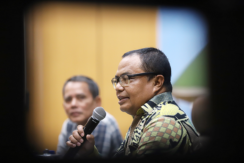 Diskusi Dialektika Demokrasi DPR Bersama KWP Bahas KTT ASEAN Malaysia 2025 Diskusi Dialektika Demokrasi dengan tema: “KTT ASEAN Malaysia 2025: Momentum Konsolidasi Peran Indonesia sebagai Poros Kekuatan Asia Tenggara”. (BeritaNasional/Elvis Sendouw)