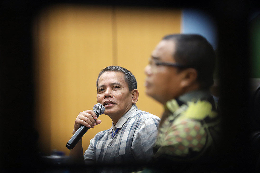 Diskusi Dialektika Demokrasi DPR Bersama KWP Bahas KTT ASEAN Malaysia 2025 Diskusi Dialektika Demokrasi dengan tema: “KTT ASEAN Malaysia 2025: Momentum Konsolidasi Peran Indonesia sebagai Poros Kekuatan Asia Tenggara”. (BeritaNasional/Elvis Sendouw)