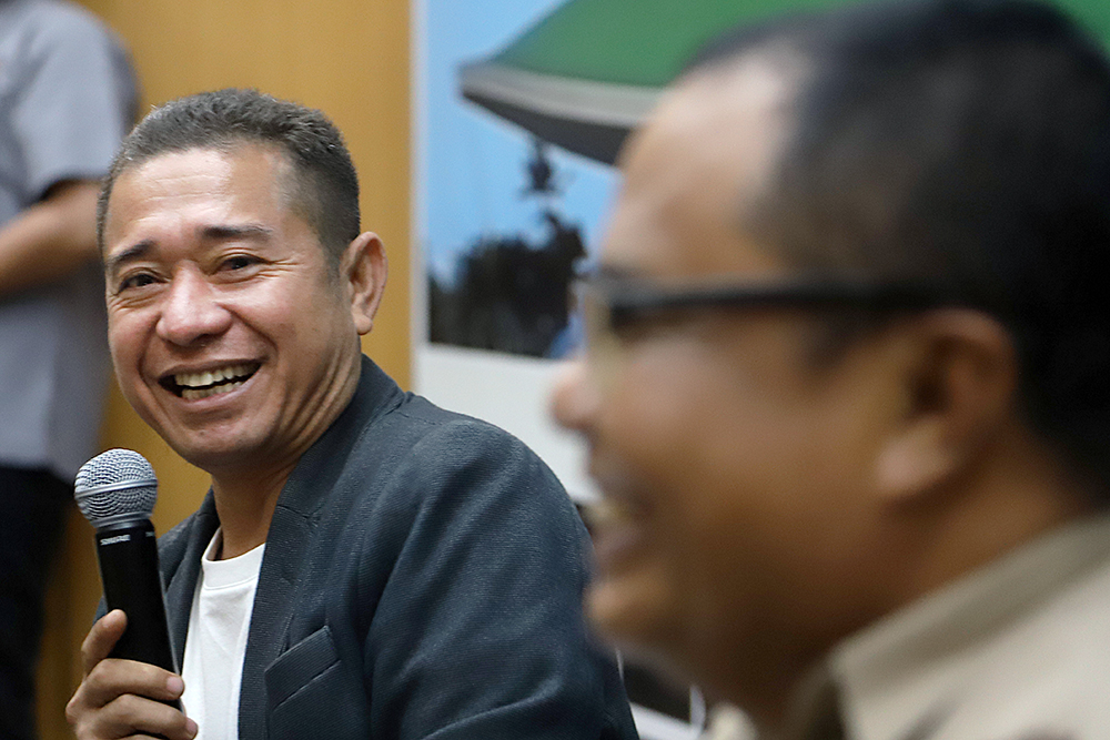 Diskusi DPR Bersama KWP Bahas Potensi Dari Ekonomi Kreatif Diskusi dialektika DPR bersama KWP dengan tema"Memaksimalkan Potensi Dari Ekonomi Kreatif". (BeritaNasional/Elvis Sendouw)