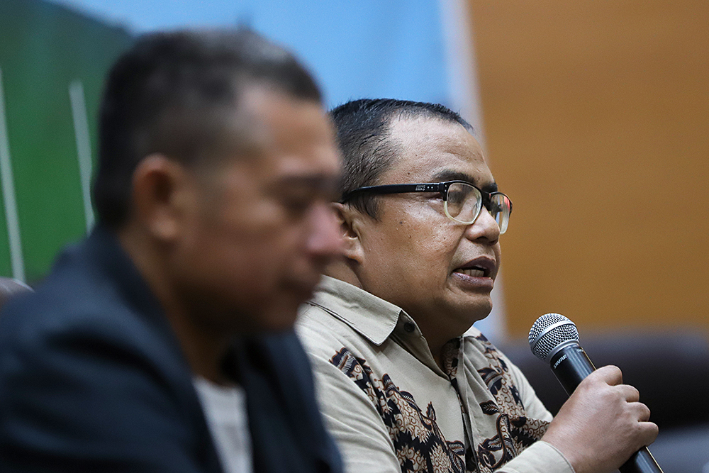Diskusi DPR Bersama KWP Bahas Potensi Dari Ekonomi Kreatif Diskusi dialektika DPR bersama KWP dengan tema"Memaksimalkan Potensi Dari Ekonomi Kreatif". (BeritaNasional/Elvis Sendouw)