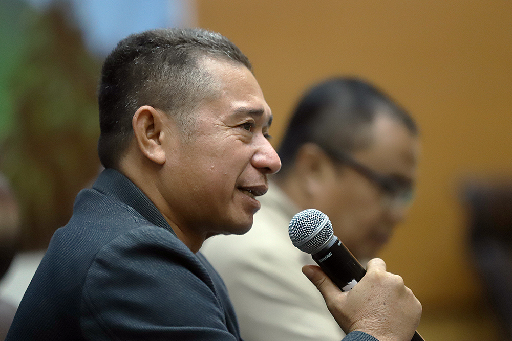 Diskusi DPR Bersama KWP Bahas Potensi Dari Ekonomi Kreatif Diskusi dialektika DPR bersama KWP dengan tema"Memaksimalkan Potensi Dari Ekonomi Kreatif". (BeritaNasional/Elvis Sendouw)