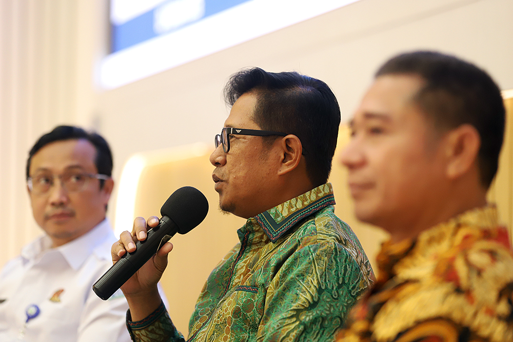 KWP gelar diskusi Dialektika Demokrasi bertema “Cuaca Ekstrem, Sinergi dan Kolaborasi Bersama Atasi Bencana”. (BeritaNasional/Elvis Sendouw)