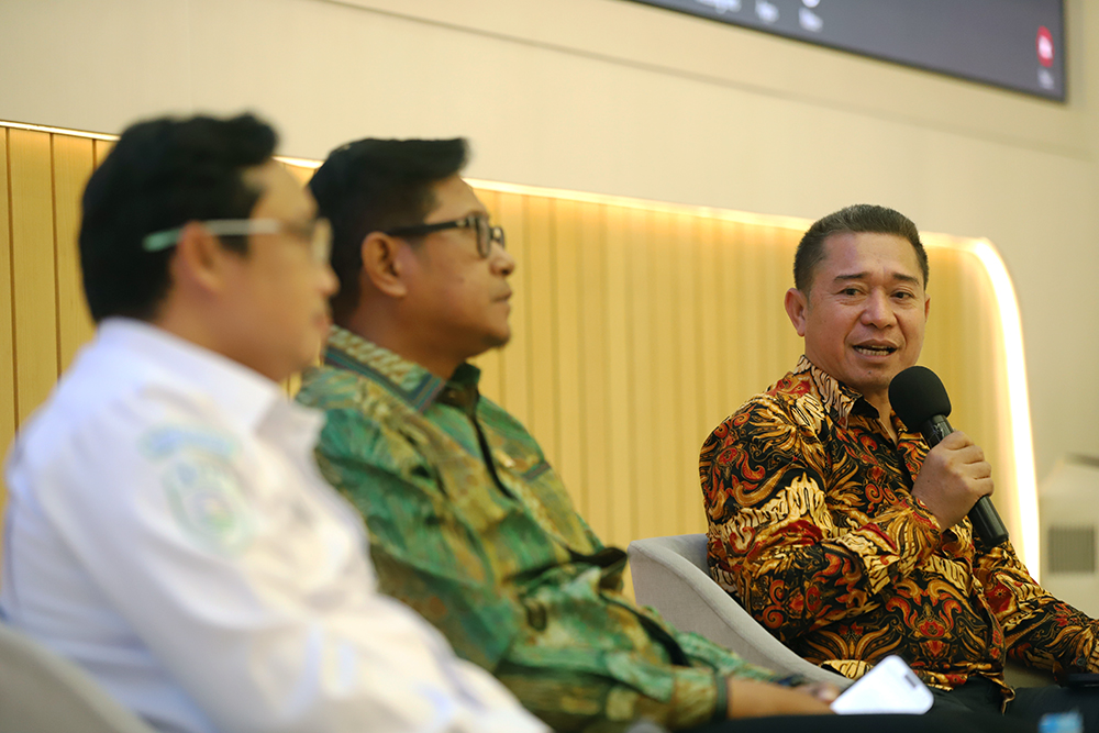 KWP gelar diskusi Dialektika Demokrasi bertema “Cuaca Ekstrem, Sinergi dan Kolaborasi Bersama Atasi Bencana”. (BeritaNasional/Elvis Sendouw)