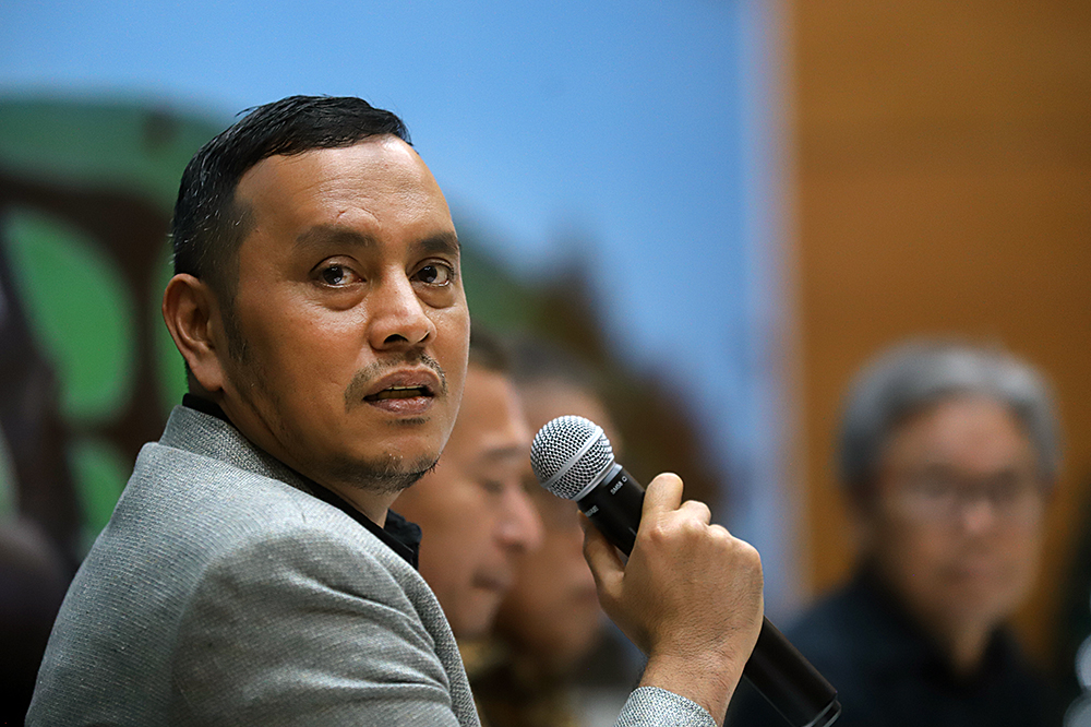 KWP gelar diskusi Forum Legislasi dengan tema “Menilik Rancangan Peraturan Menteri Kesehatan dan Dampaknya Terhadap Industri Tembakau” . (BeritaNasional/Elvis Sendouw)