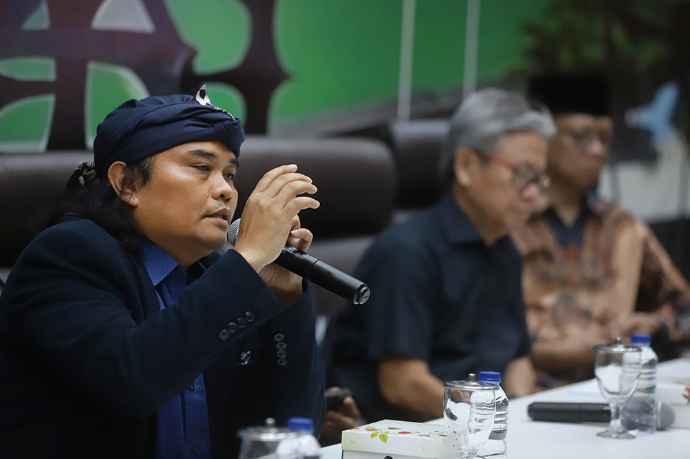 KWP gelar diskusi Forum Legislasi dengan tema “Menilik Rancangan Peraturan Menteri Kesehatan dan Dampaknya Terhadap Industri Tembakau” . (BeritaNasional/Elvis Sendouw)