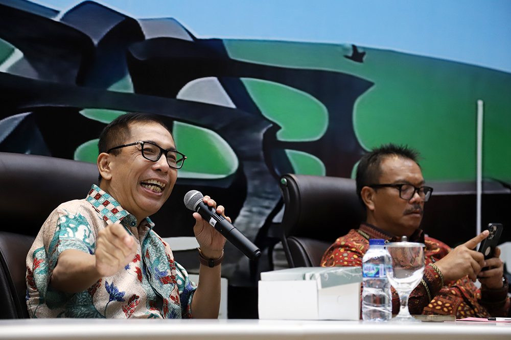 Diskusi KWP kerjasama bersama DPR RI bahas UU Kesehatan. (BeritaNasional/Elvis Sendouw)