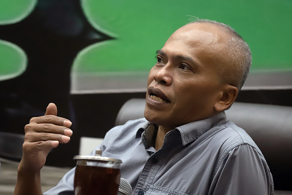 Diskusi KWP Bersama DPR Bahas Perang Israel dan Iran Dialektika Demokrasi Dengan tema : "Langkah Konkret Antisipasi Dampak Meluasnya Perang Israel-Iran". (BeritaNasional/Elvis Sendouw)