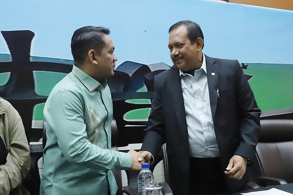 Diskusi KWP Bersama DPR Bahas RUU KUHAP KWP dengan DPR gelar diskusi Forum Legislasi dengan tema: "Komitmen DPR Menguatkan Hukum Pidana melalui Pembahasan RUU KUHAP". (BeritaNasional/Elvis Sendouw)