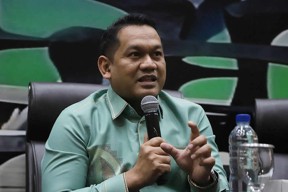 Diskusi KWP Bersama DPR Bahas RUU KUHAP KWP dengan DPR gelar diskusi Forum Legislasi dengan tema: "Komitmen DPR Menguatkan Hukum Pidana melalui Pembahasan RUU KUHAP". (BeritaNasional/Elvis Sendouw)