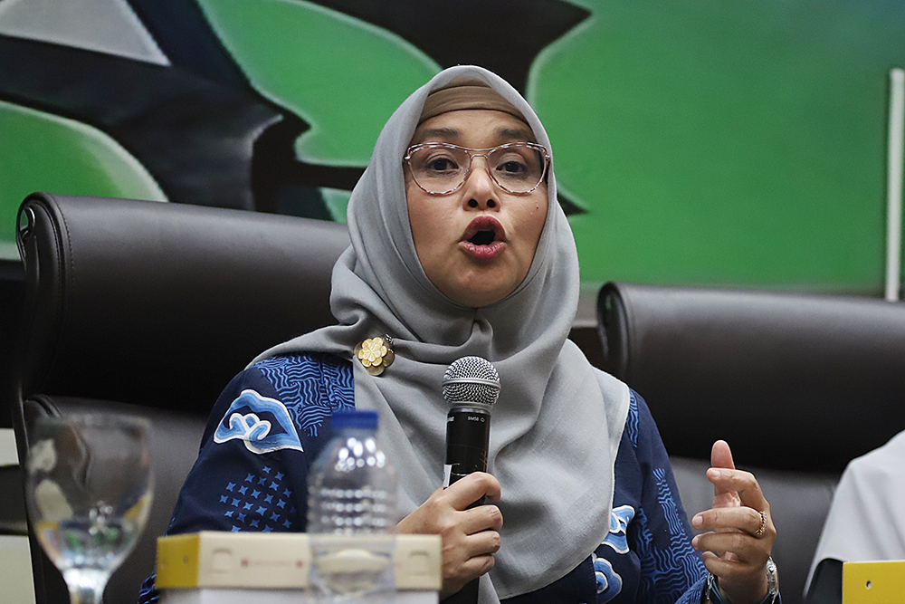 Forum Legislasi dengan tema “UU PPRT Menjadi Landasan Perlindungan Pekerja Rumah Tangga". (BeritaNasional/Elvis Sendouw)