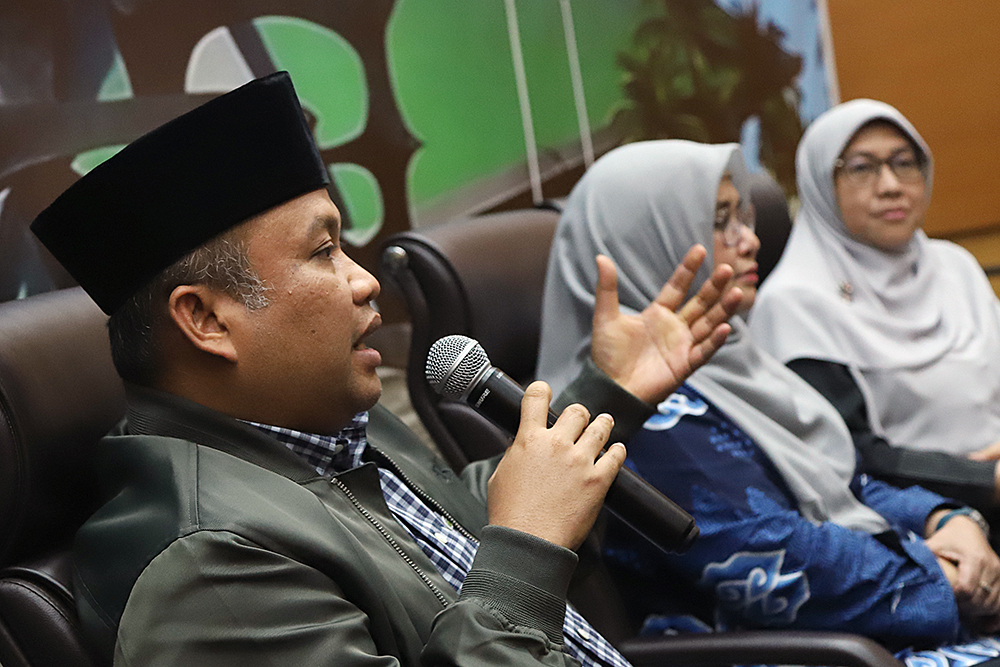 Forum Legislasi dengan tema “UU PPRT Menjadi Landasan Perlindungan Pekerja Rumah Tangga". (BeritaNasional/Elvis Sendouw)