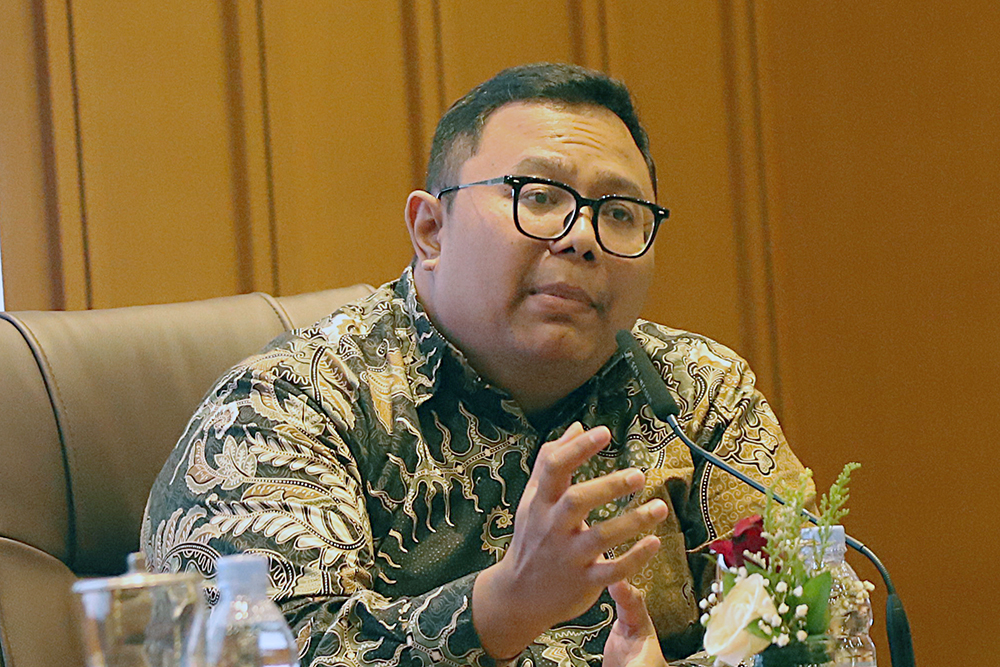 KWP bersama DPR gelar Dialektika Demokrasi dengan mengangkat tema "Spirit Conefo dan Relevansinya Dengan Masa Kini ". (BeritaNasional/Elvis Sendouw