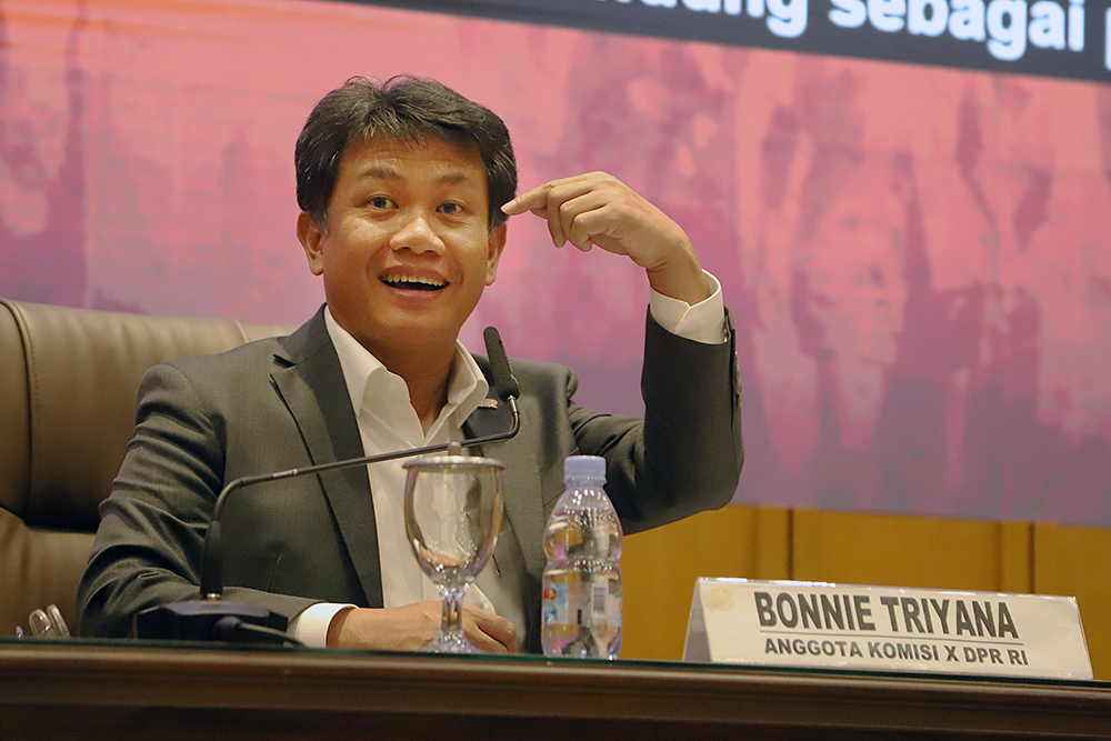 KWP bersama DPR gelar Dialektika Demokrasi dengan mengangkat tema "Spirit Conefo dan Relevansinya Dengan Masa Kini ". (BeritaNasional/Elvis Sendouw