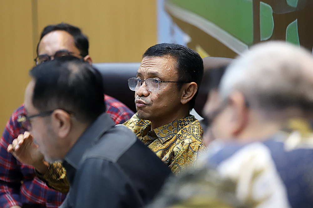 KWP bekerjasama dengan DPR RI gelar diskusi dengan tema  “Mengkaji Rancangan Peraturan Menteri Kesehatan Terkait Industri Tembakau”. (BeritaNasional/Elvis Sendouw)