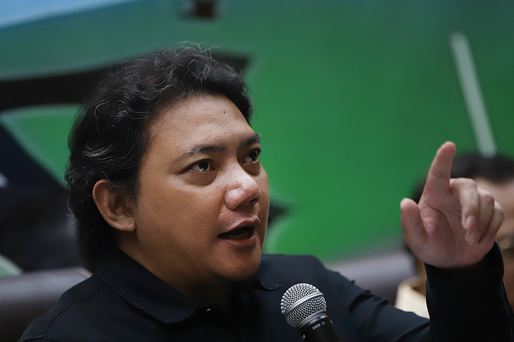 Diskusi Konstitusi dan Demokrasi Indonesia dengan tema"Evaluasi Keberadaan TAP MPR. (BeritaNasional/Elvis Sendouw)