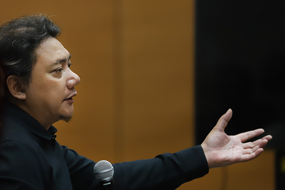 Diskusi Konstitusi dan Demokrasi Indonesia dengan tema"Evaluasi Keberadaan TAP MPR. (BeritaNasional/Elvis Sendouw)