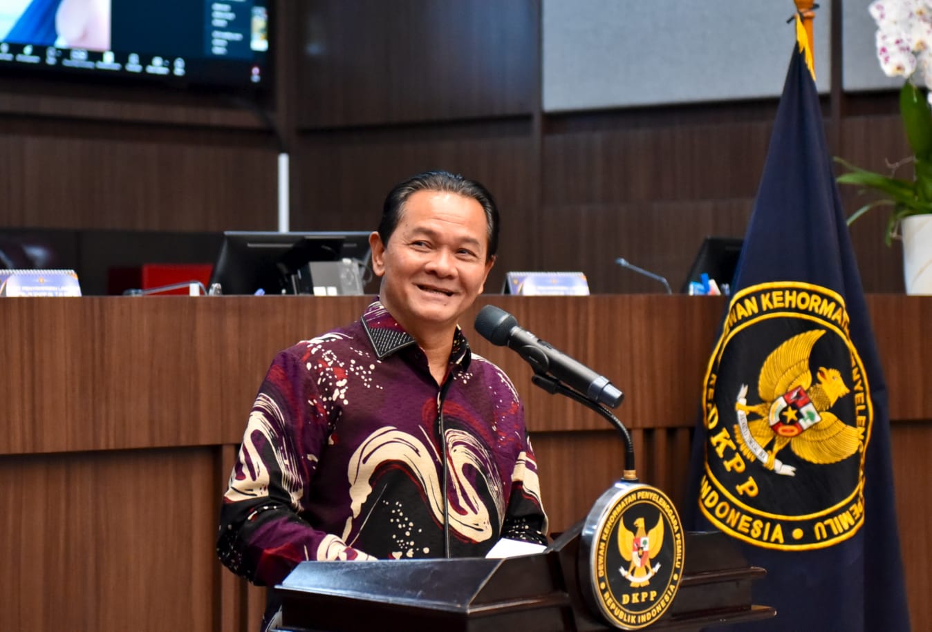 DKPP gelar Diskusi terbatas bertajuk Penguatan Lembaga Kode Etik. (BeritaNasional/Elvis Sendouw)
