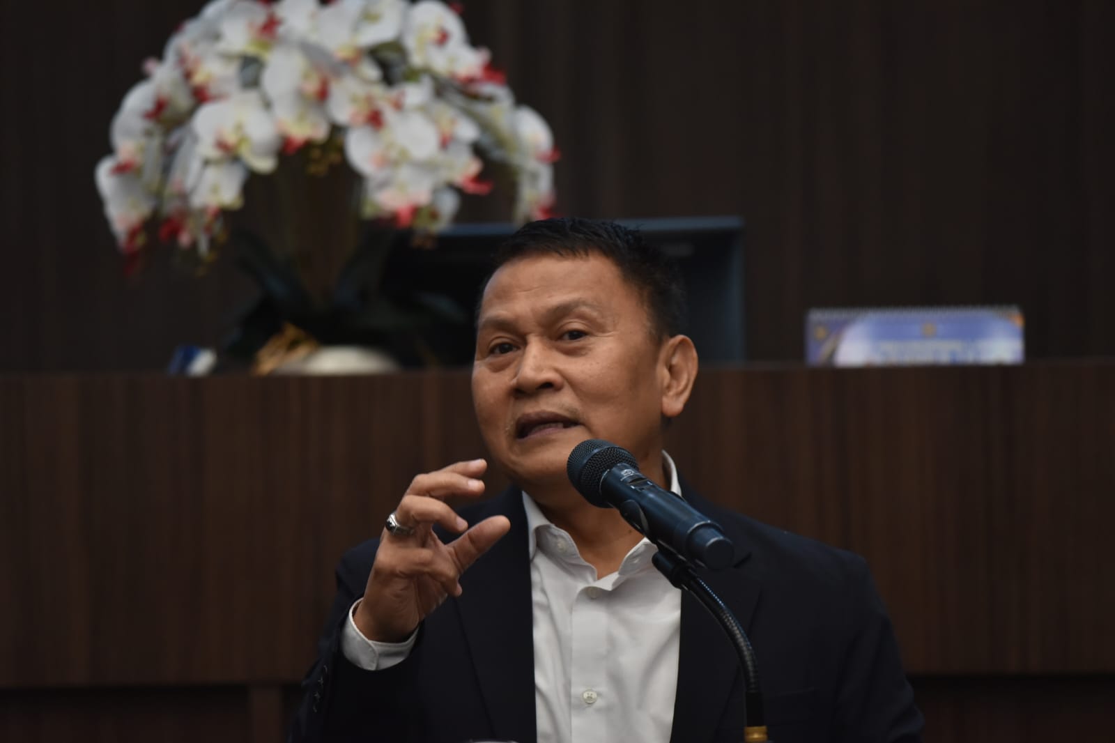 DKPP gelar Diskusi terbatas bertajuk Penguatan Lembaga Kode Etik. (BeritaNasional/Elvis Sendouw)