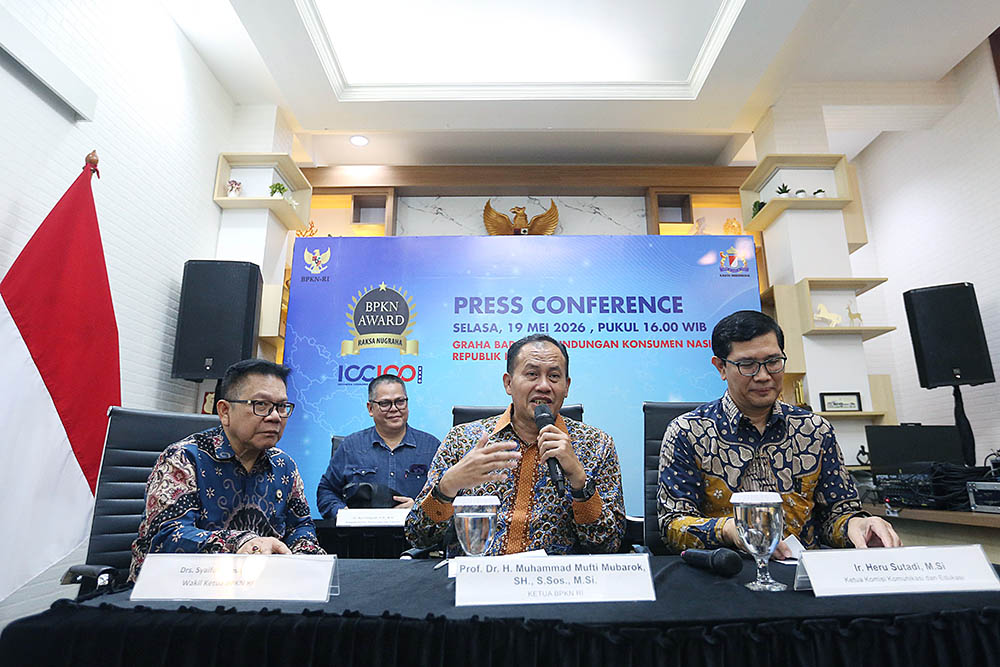 BPKN RI bakal menggelar ajang penghargaan BPKN Award Raksa Nugraha 2026. (BeritaNasional/Elvis Sendouw)