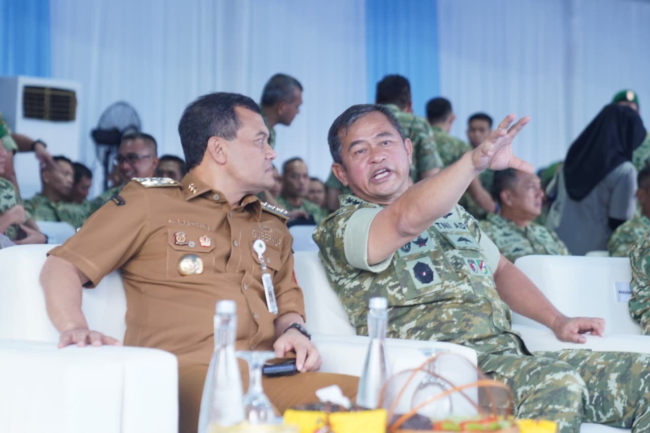 Kepala Staf Angkatan Darat (Kasad) Jenderal TNI Maruli Simanjuntak, M.Sc., meresmikan instalasi pompa hidram di Kecamatan Rawalo, Kabupaten Banyumas, Jawa Tengah.  (BeritaNasional/Elvis/HO Dispenad)