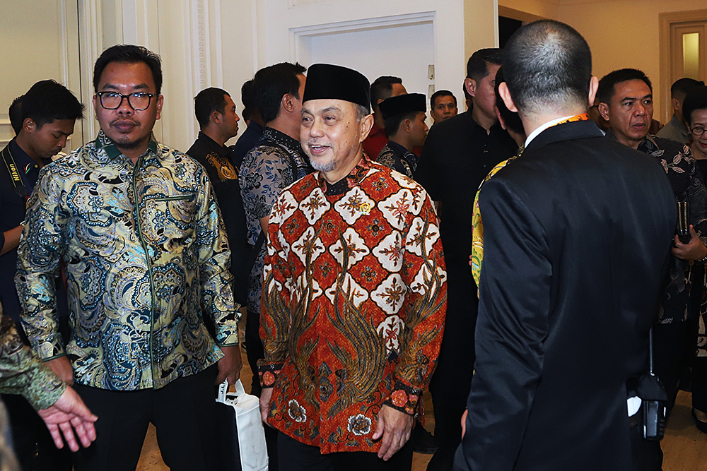 DPD RI Rayakan HUT ke 21 Gelar Awadrs Jadi Momentum DPD RI Tangkap Potensi dan Inspirasi dari Daerah DPD gelar Awards 2025 di HUT DPD RI ke 21 di Jakarta. (BeritaNasional/Elvis Sendouw)