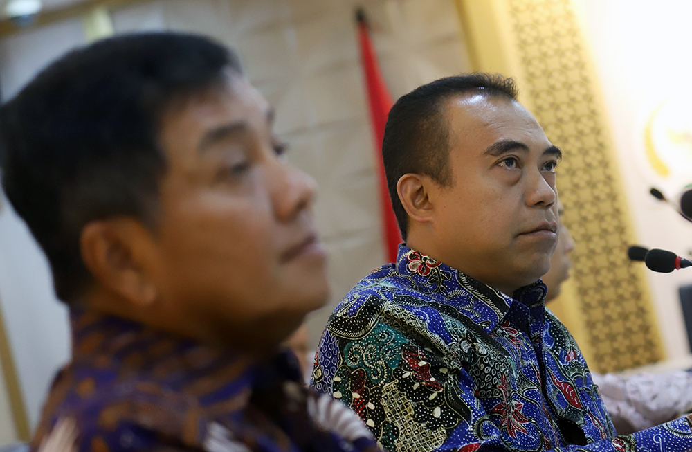 74 calon anggota BPK saat mengikuti uji kelayakan yang dilaksanakan Komite IV DPD RI. (BeritaNasional/Elvis Sendouw)