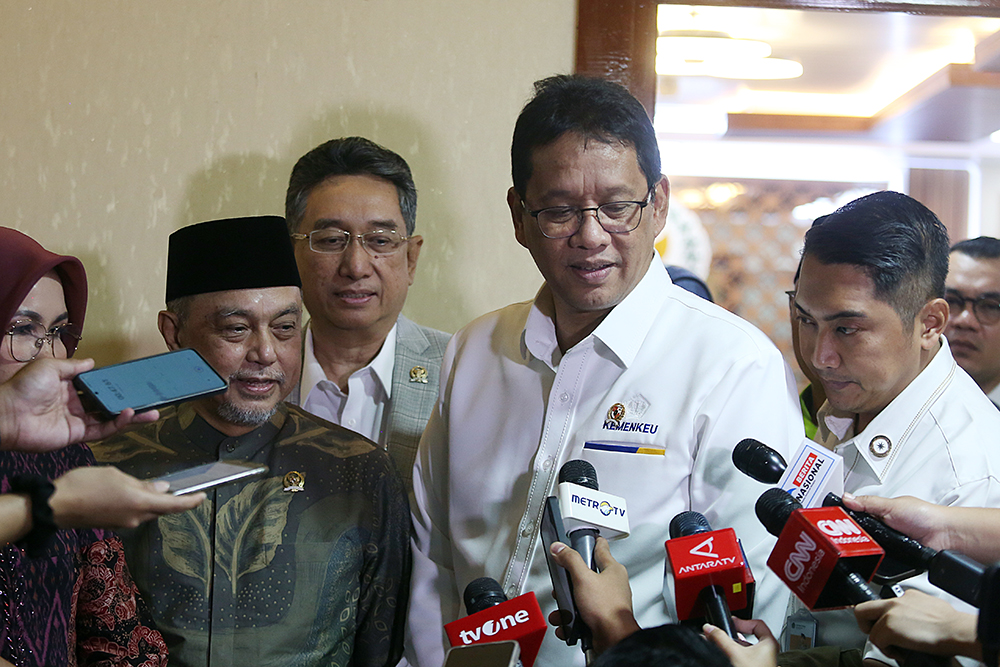 Wakil Ketua DPDMenteri Keuangan Purbaya Yudhi Sadewa. (BeritaNasional/Elvis Sendouw)