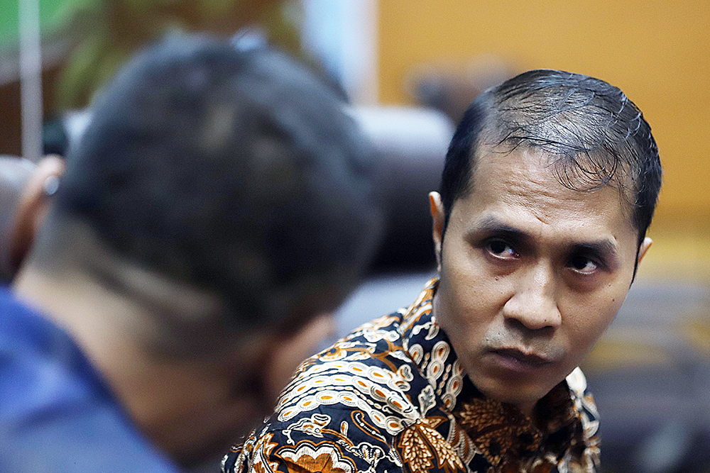 DPR Bersama KWP Gelar Diskusi Bahas Revisi RUU ASN 2025 Pengamat Politik Citra Istitute Efriza memberikan pandangan dalam diskusi dialektika DPR bersama KWP membahas ASN. (BeritaNasional/Elvis Sendouw)