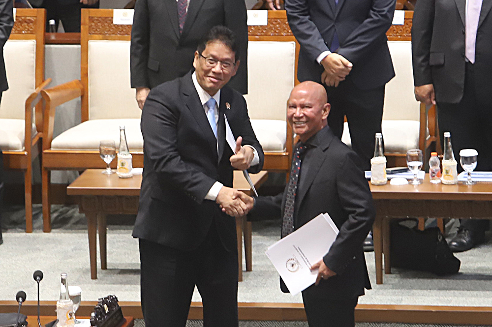DPR mengesahkan Rancangan Undang-Undang (RUU) Anggaran Pendapatan dan Belanja Negara (APBN) 2026. (BeritaNasional/Elvis Sendouw)