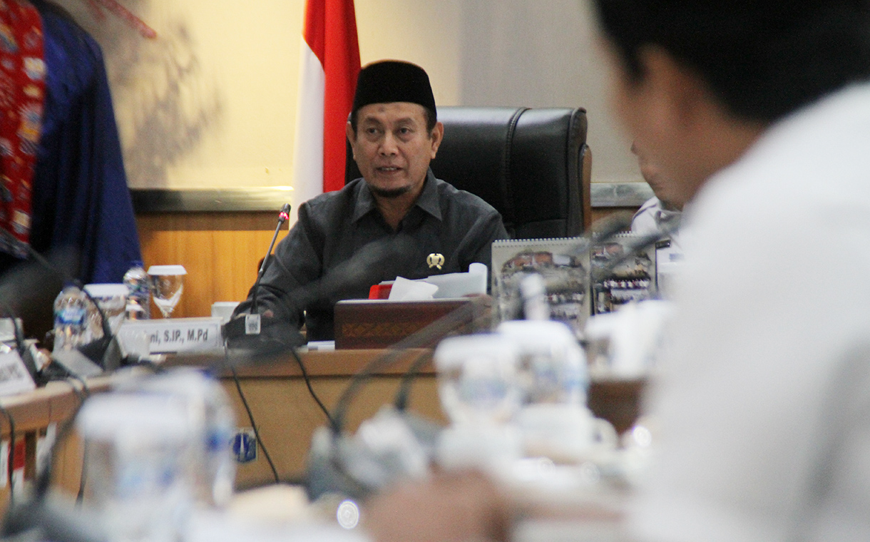 Suasana rapat untuk memilih pengganti Pj Gubernur Jakarta Heru Budi di Ruang Serbaguna DPRD Jakarta, Rabu (11/9/2024).(BeritaNasional.com/ Oke Atmaja)