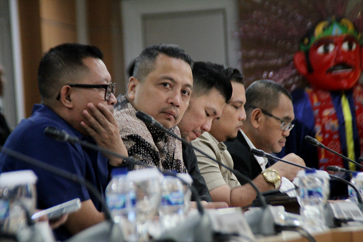 Suasana rapat untuk memilih pengganti Pj Gubernur Jakarta Heru Budi di Ruang Serbaguna DPRD Jakarta, Rabu (11/9/2024).(BeritaNasional.com/ Oke Atmaja)