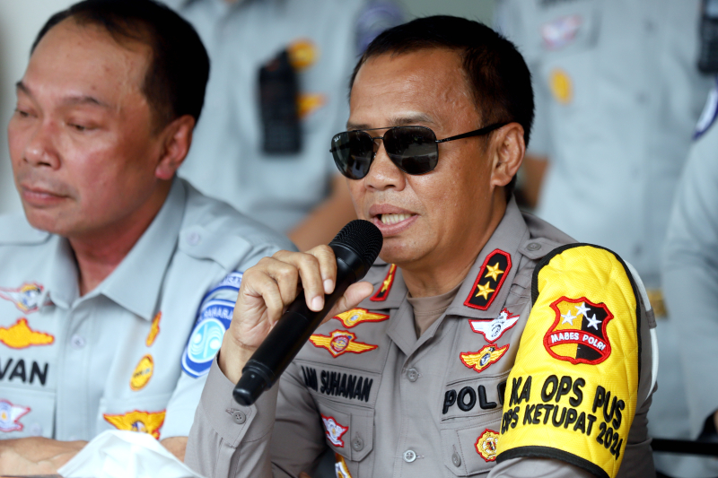 Kepolisian konferensi pers perkembangan proses identifikasi 12 jenazah korban kecelakaan maut KM 58 Jalan Tol Jakarta-Cikampek oleh Tim DVI (Disaster Victim Identification) Polda Jawa Barat. (BeritaNasional/Elvis Sendouw)