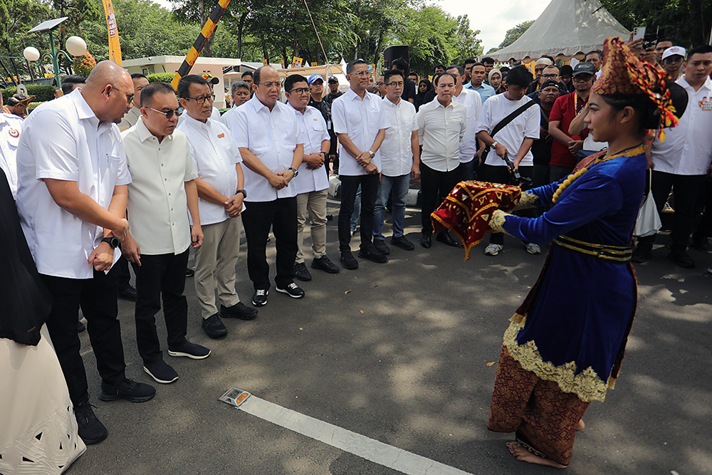 Fraksi Partai Gerindra DPR gelar mudi gratis "Pulang Basamo 2025". (BeritaNasional/Elvis Sendouw/dok)