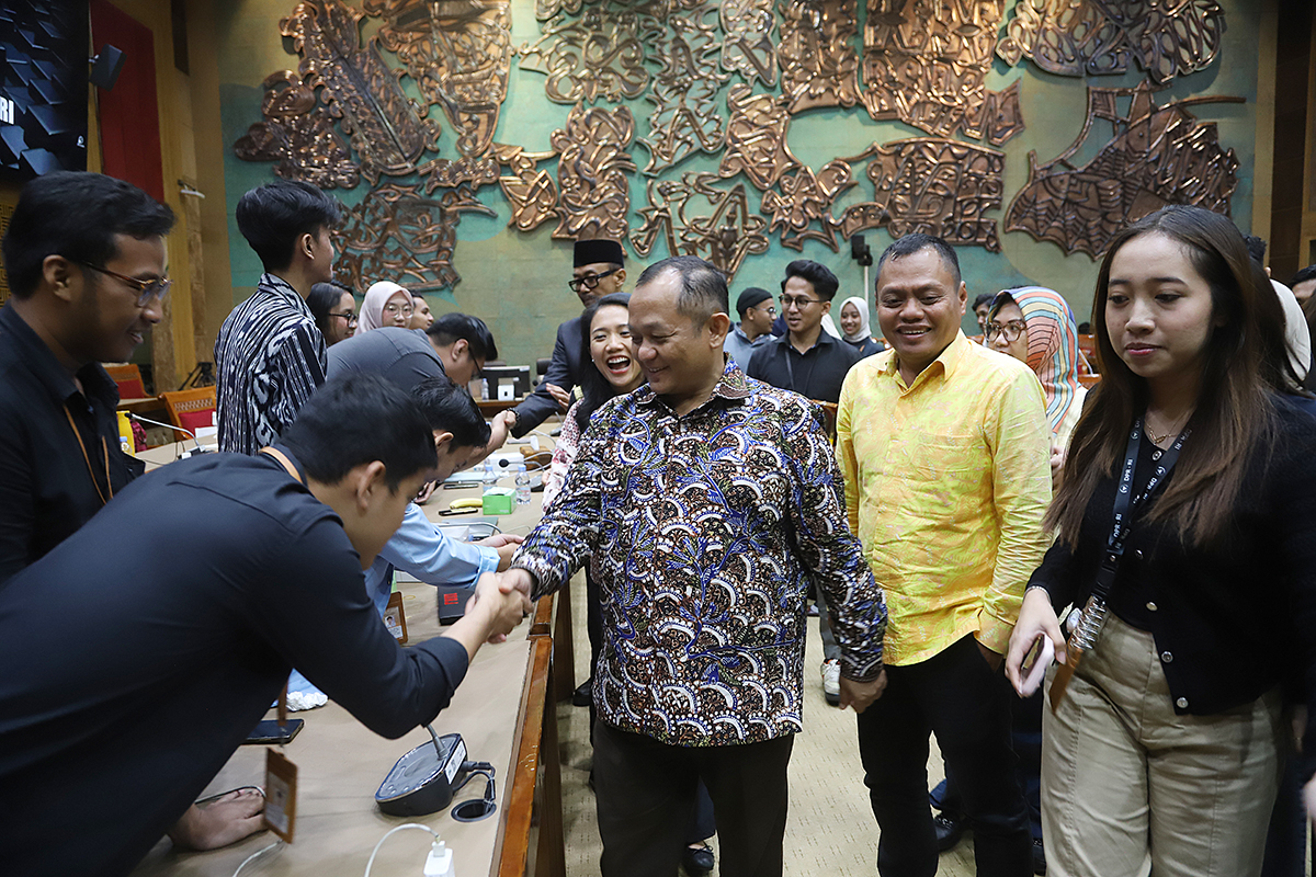 Fraksi Partai Golkar di DPR selenggarakan program Golkar Internship (GIS) untuk mahasiswa Indonesia. (BeritaNasional/Elvis Sendouw)