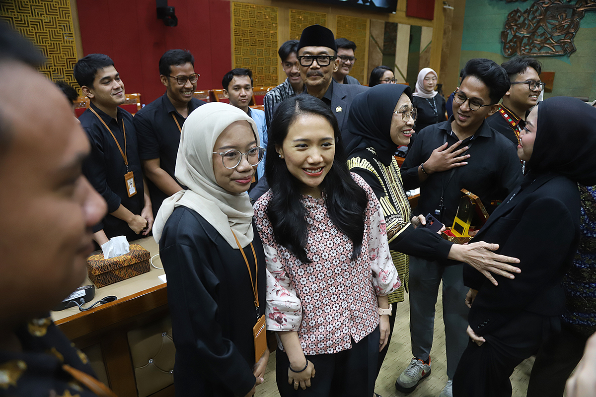 Fraksi Partai Golkar di DPR selenggarakan program Golkar Internship (GIS) untuk mahasiswa Indonesia. (BeritaNasional/Elvis Sendouw)