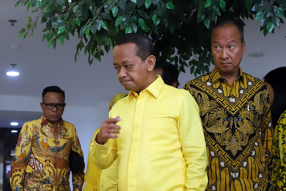 Golkar umumkan pasangan cagub dan cawagub Banten Airin dan Ade. (BeritaNasional/Elvis Sendouw)