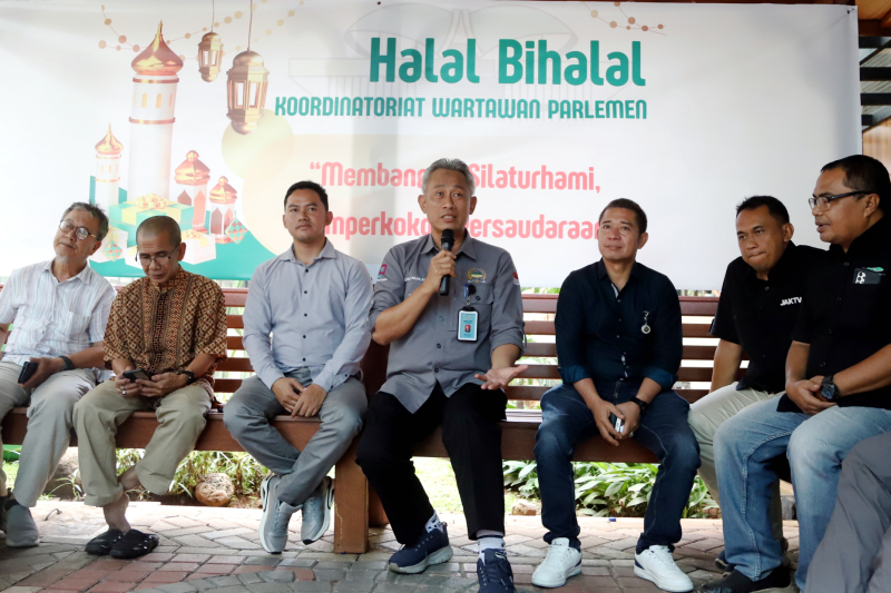 Halal Bihalal KWP bersama MPR/DPR/DPD RI.  (BeritaNasional/Elvis Sendouw)