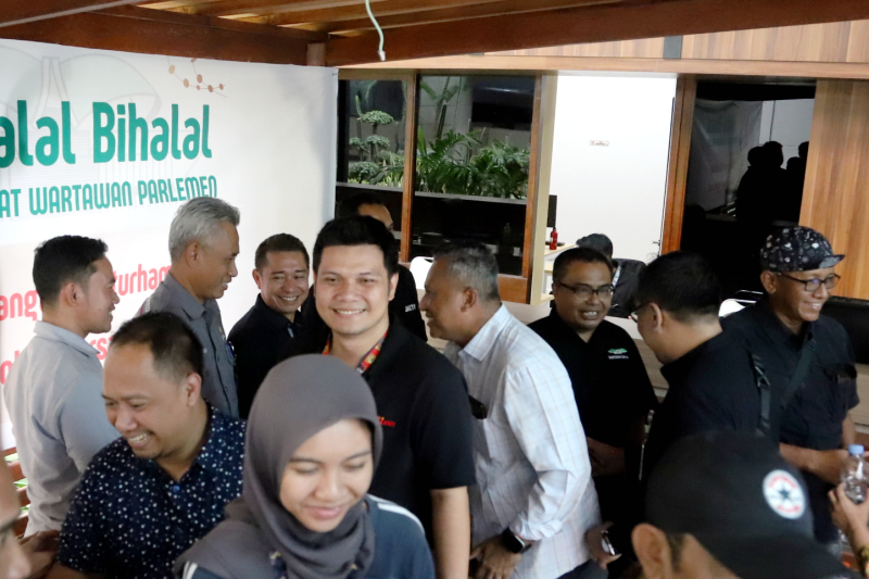 Halal Bihalal KWP bersama MPR/DPR/DPD RI.  (BeritaNasional/Elvis Sendouw)