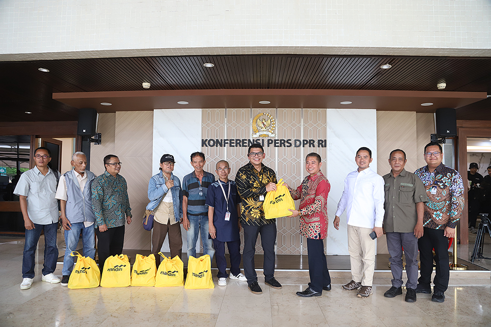 KWP bersama DPR menggelar Halal Bihalal bersama para jurnalis parlemen. (BeritaNasional/Elvis Sendouw)