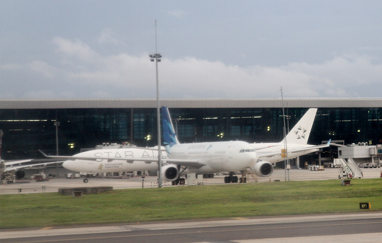 Pesawat udara Airbus A320 yang dioperasikan maskapai penerbangan Citilink parkir di Bandara Soekarno Hatta, Tangerang, Banten, Kamis (05/12/2024).(BeritaNasional.com/Oke Atmaja)