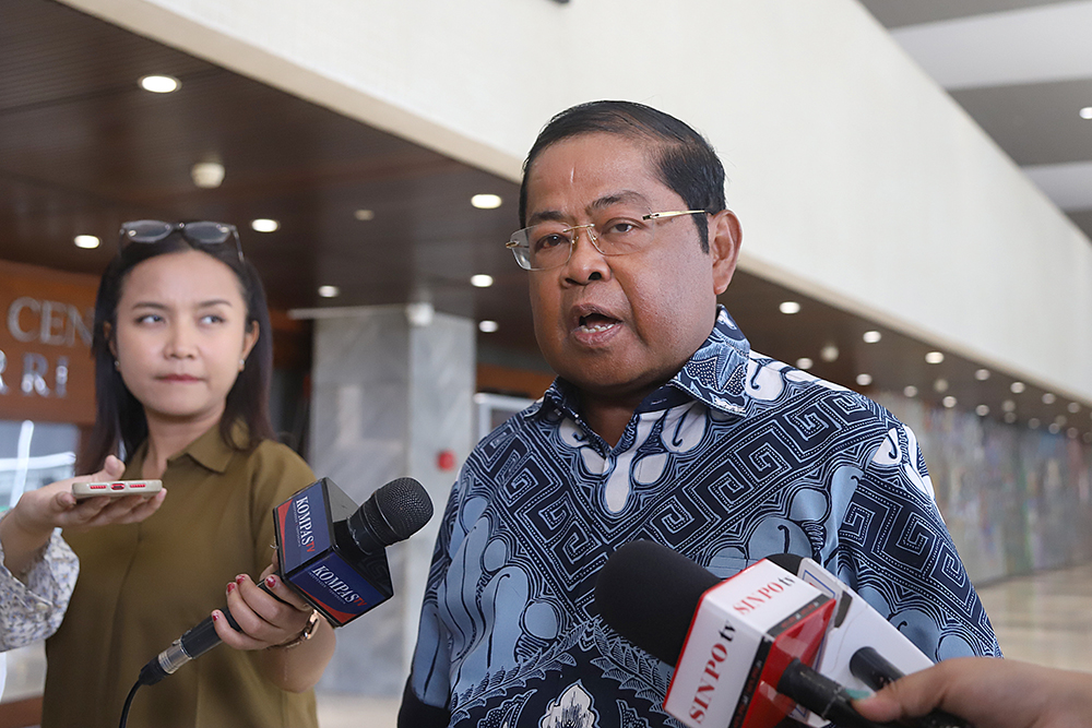 Idrus Marham: Kebijakan Menteri ESDM Inovatif dan Memihak Rakyat Wakil Ketua Umum Partai Golkar Bidang Kebijakan Publik Idrus Marham. (BeritaNasional/Elvis Sendouw)