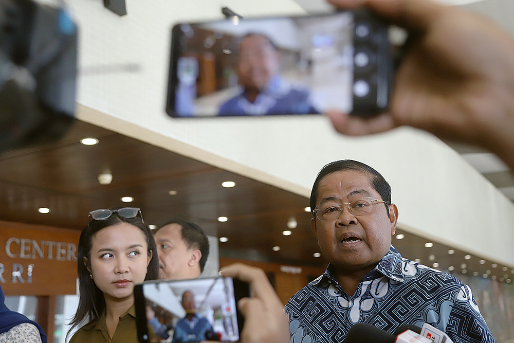 Idrus Marham: Kebijakan Menteri ESDM Inovatif dan Memihak Rakyat Wakil Ketua Umum Partai Golkar Bidang Kebijakan Publik Idrus Marham. (BeritaNasional/Elvis Sendouw)