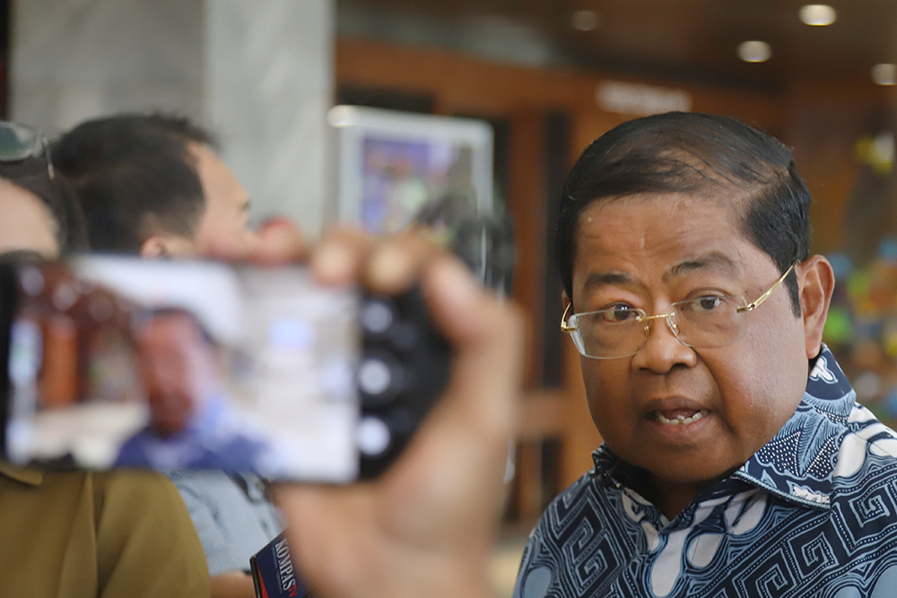Idrus Marham: Kebijakan Menteri ESDM Inovatif dan Memihak Rakyat Wakil Ketua Umum Partai Golkar Bidang Kebijakan Publik Idrus Marham. (BeritaNasional/Elvis Sendouw)