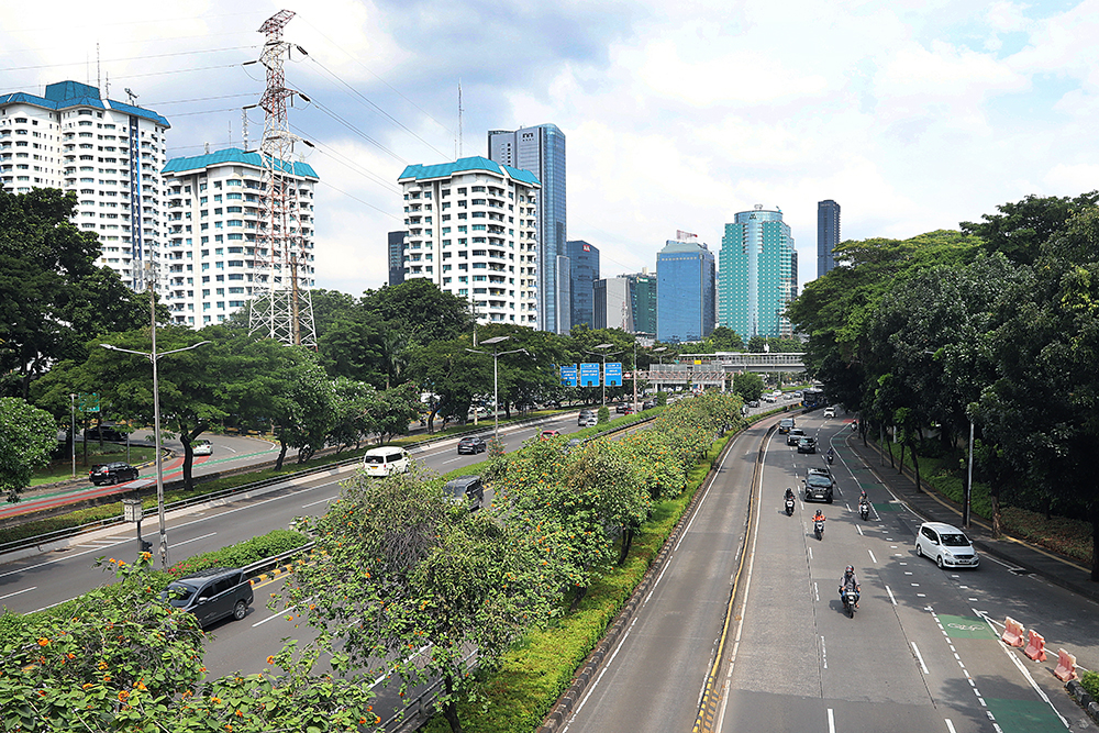 Ilustrasi gedung di Jakarta. (BeritaNasional/Elvis Sendouw)