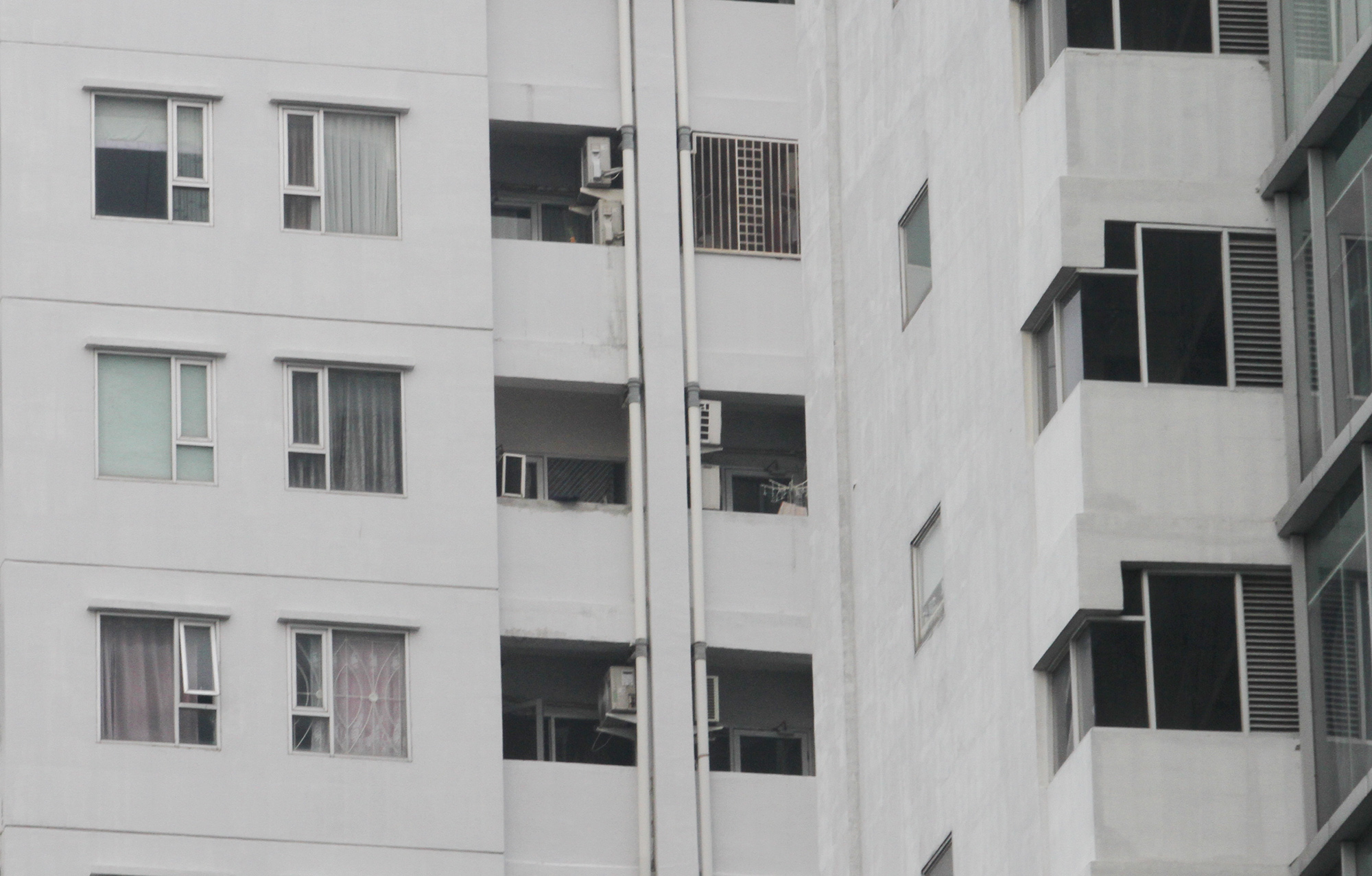 Deretan gedung apartemen di Grogol Jakarta Barat, Sabtu (4/10/2025).  (Beritanasional.com/Oke Atmaja)